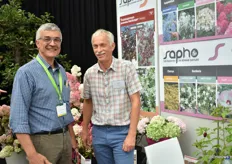 Bruno Etavard of Meilland was exhibiting the show and also paid a visit to Olivier Pantin of Sapho. Their  Hydrangea Paniculata ‘Rensam; (Framboisine) won the bronze award.